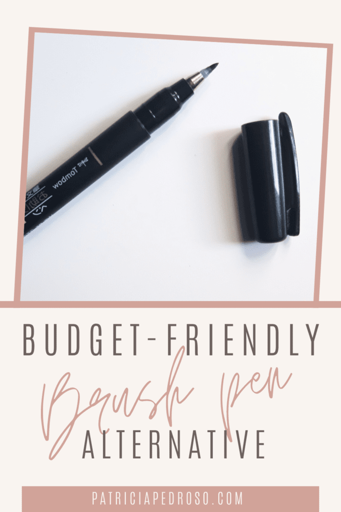 budget friendly brush pen alternative tombow