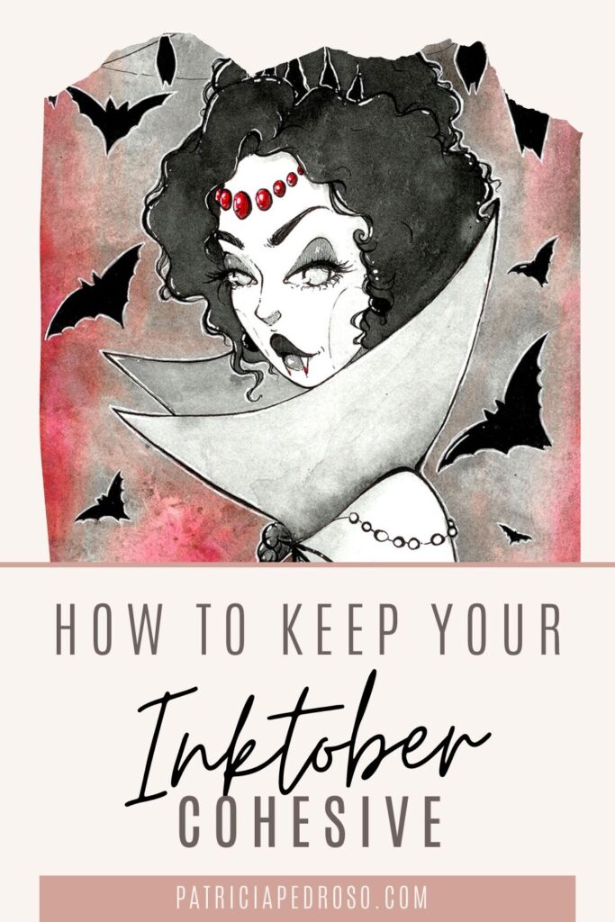 how to keep your inktober cohesive