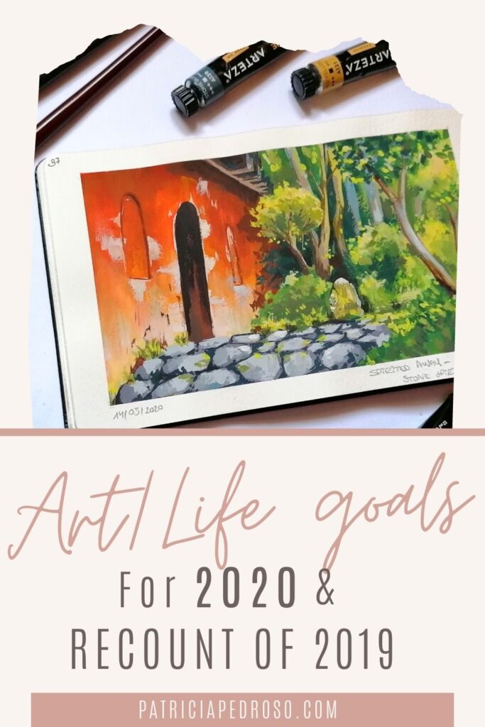 art life goals for 2020 & review of 2019 (2)