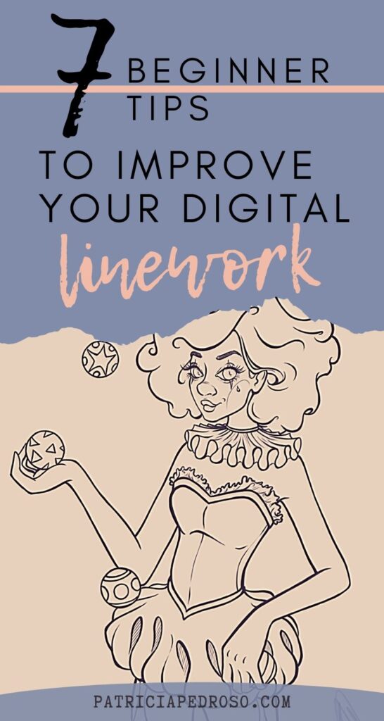 7 tips to improve your digital linework faster beginner artists
