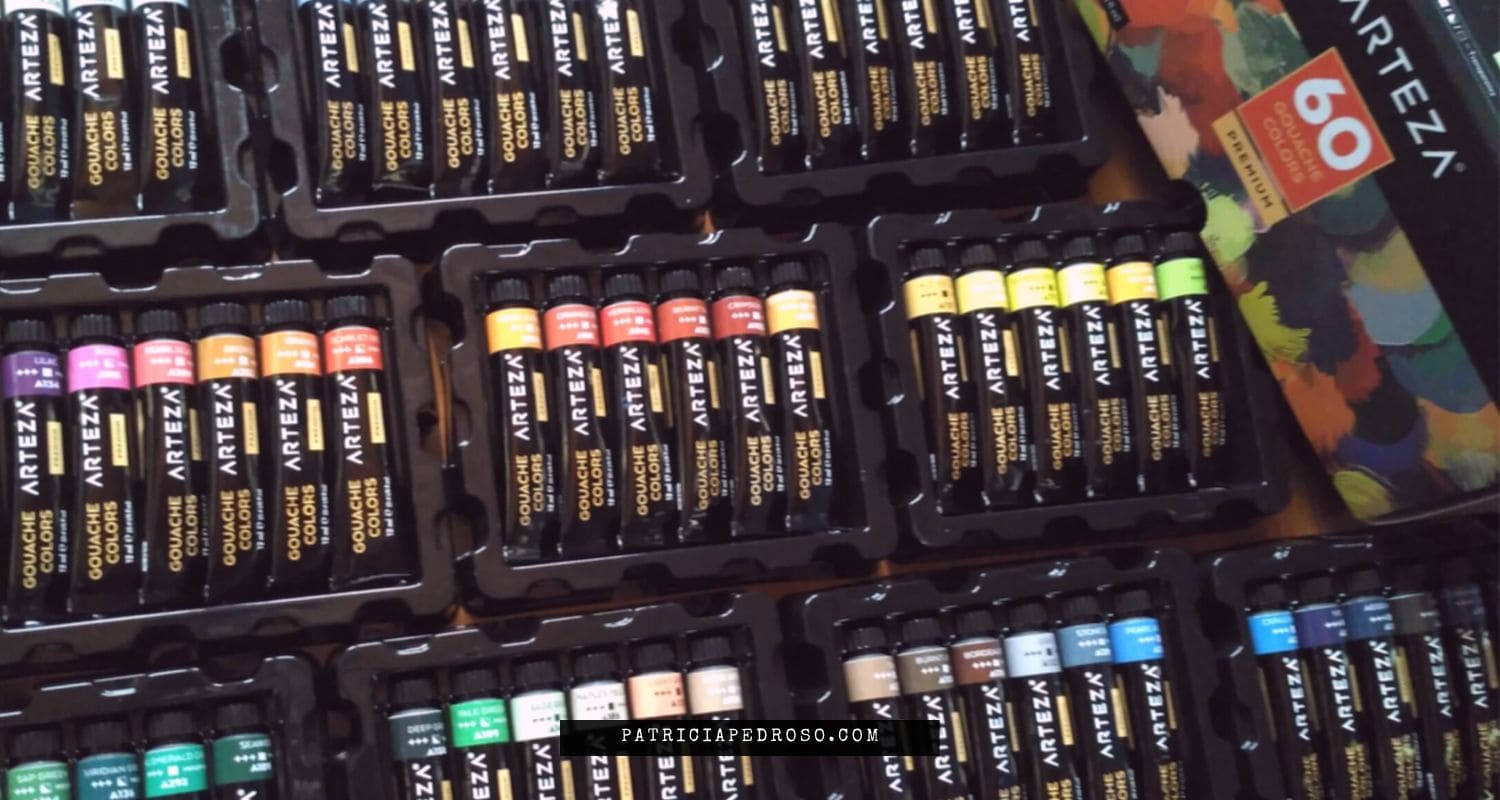 Arteza Gouache Paint Review – MELLOW DAYS