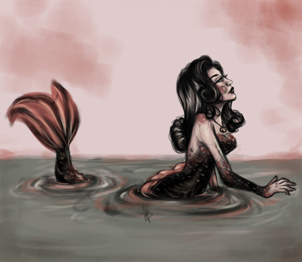 mermaid old hollywood mermay challenge