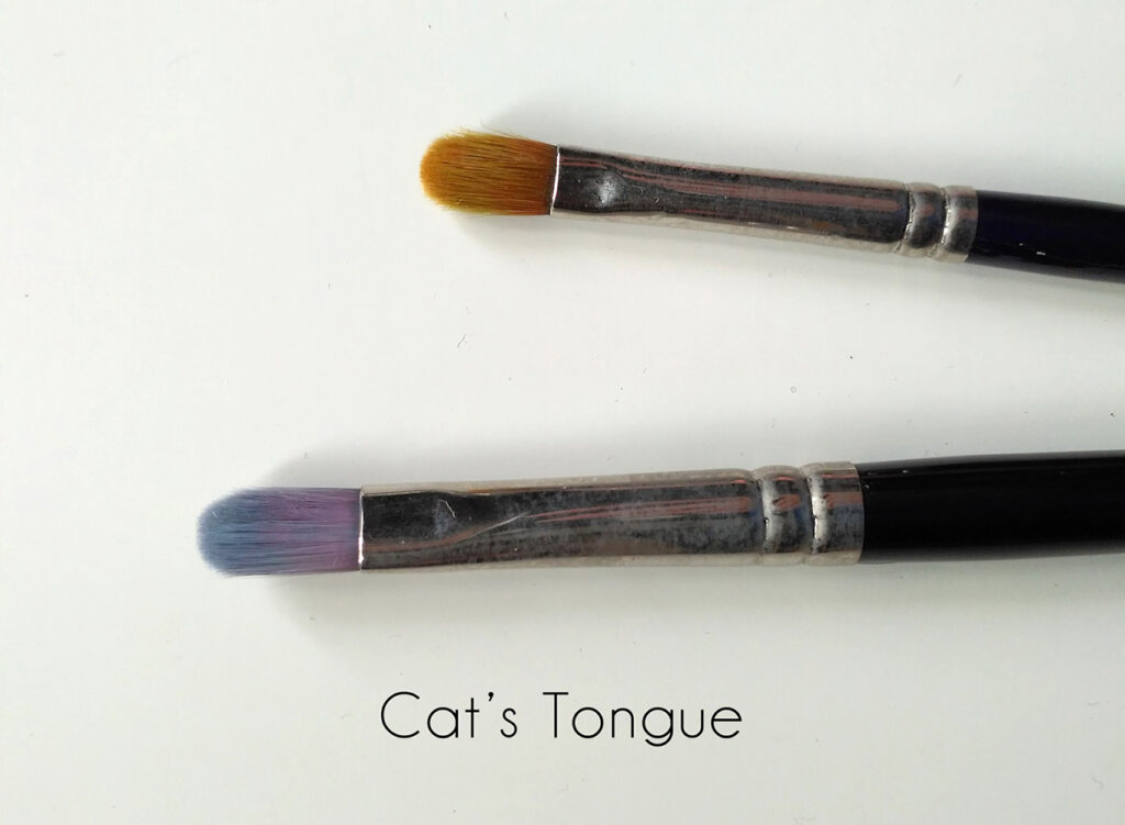 types of brushes cat tongue