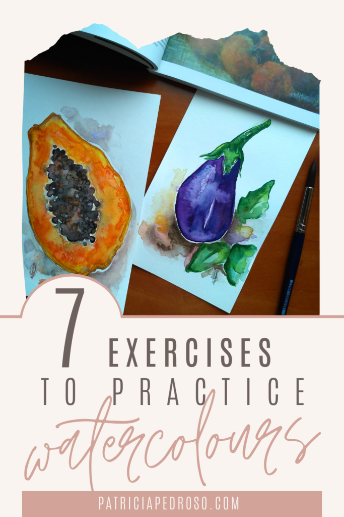 7 exercises to practice watercolours