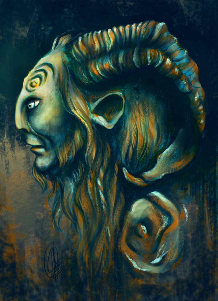 fauno pans labyrinth guillermo del toro movie art patricia pedroso