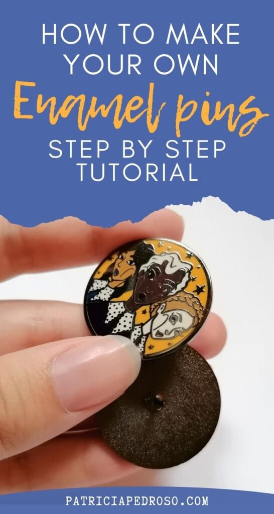 making enamel pins first time step by step design