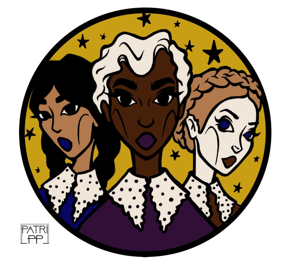 weird sisters making enamel pins design designing step by step