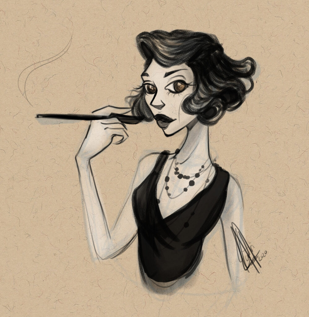 20s doodle sketch photoshop