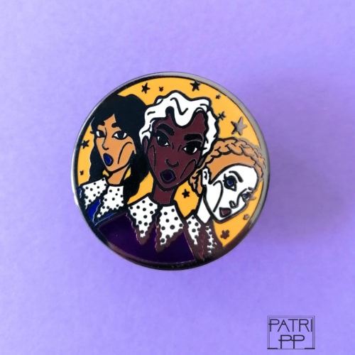 The weird sisters high quality enamel lapel pin chillind adventures sabrina