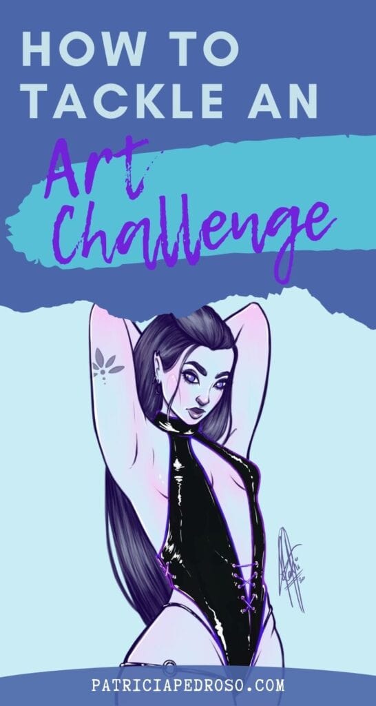 how to tackle and prepare for an art challenge