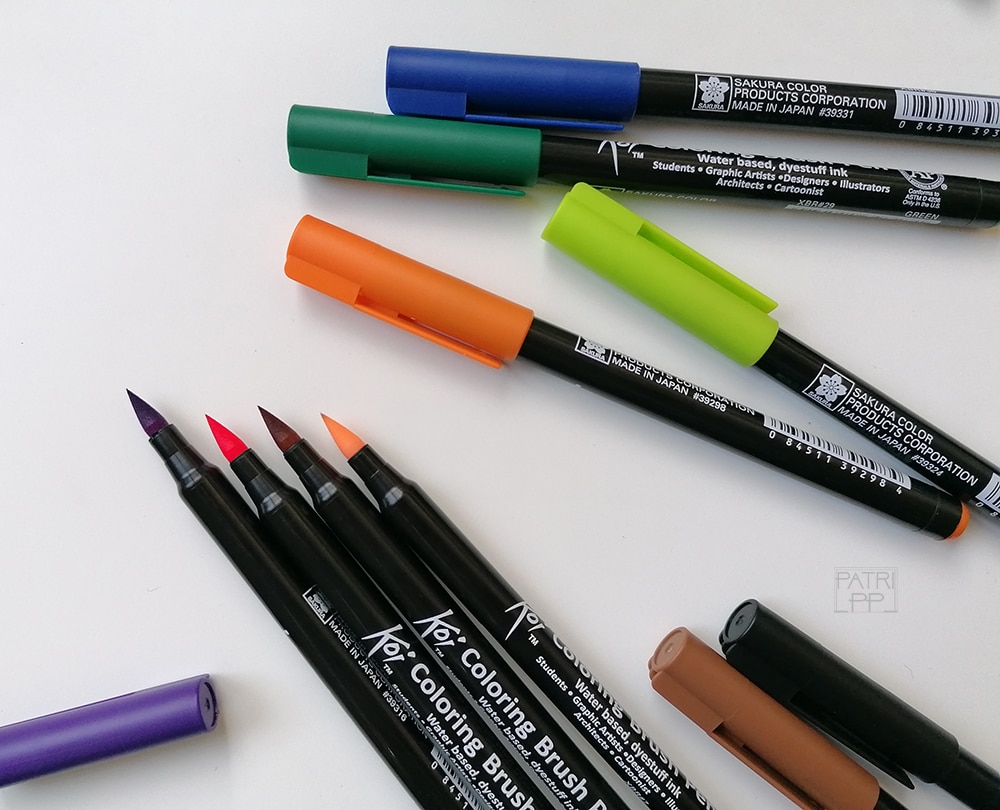 Koi Water Brush Markers by Sakura – 12 Set Review