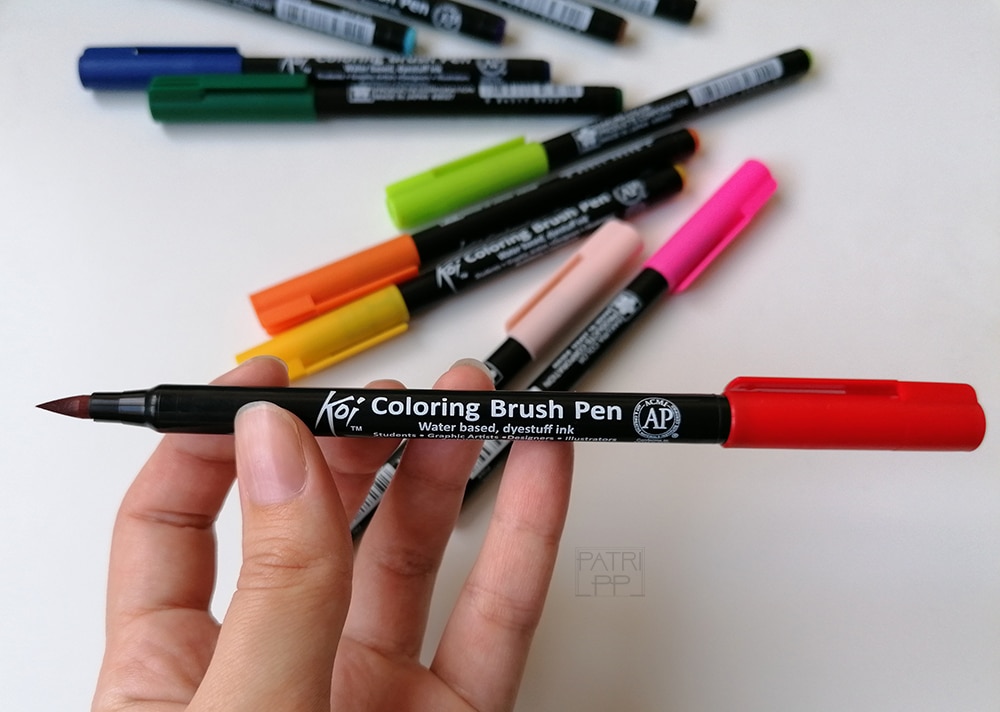 koi sakura water brush markers review