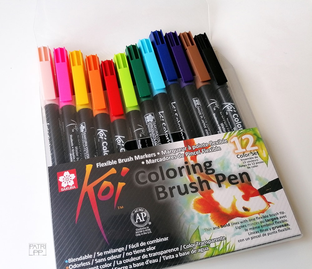 Koi Water Brush Markers by Sakura – 12 Set Review