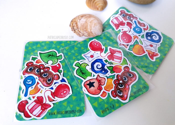 Animal crossing sticker set