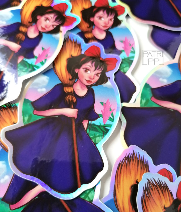 Kiki the witch sticker studio ghibli