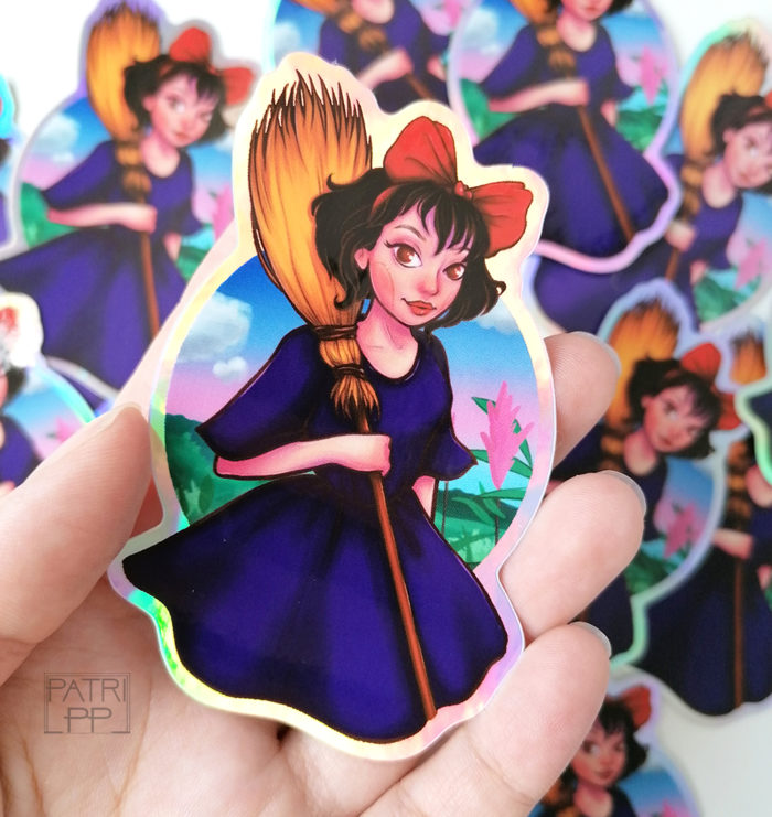 Kiki the witch sticker studio ghibli