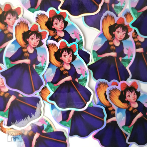 Kiki the witch sticker studio ghibli