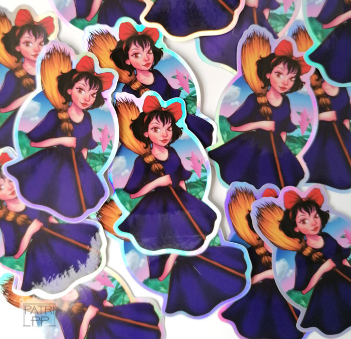 Kiki the witch sticker studio ghibli