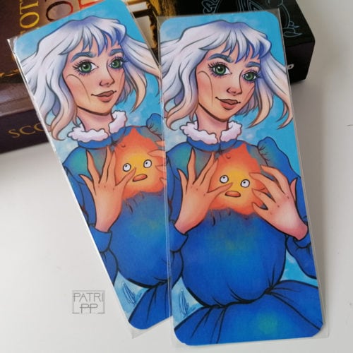 bookmark sophie calcifer howl moving castle