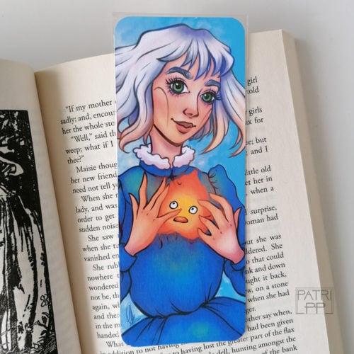 bookmark sophie calcifer howl moving castle