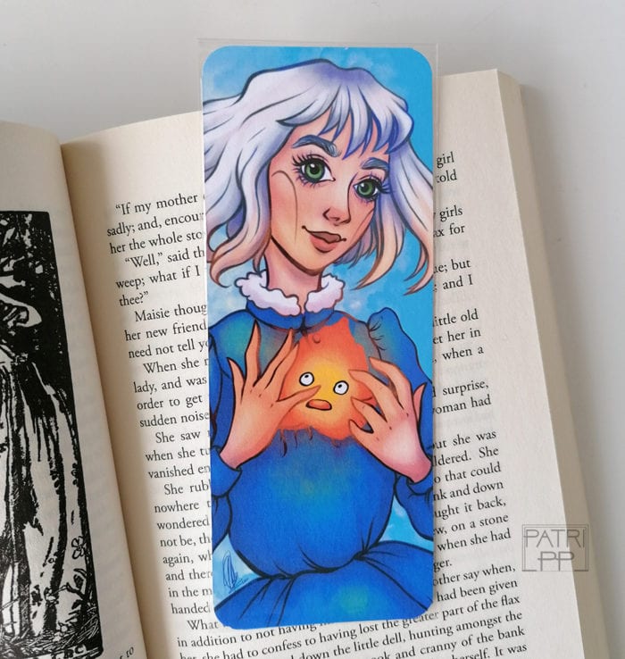 bookmark sophie calcifer howl moving castle