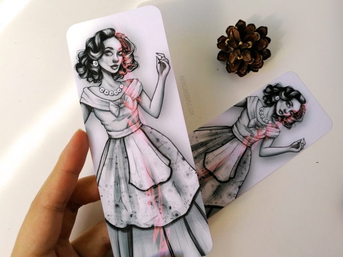 wanda maximoff wandavision 50s bookmark