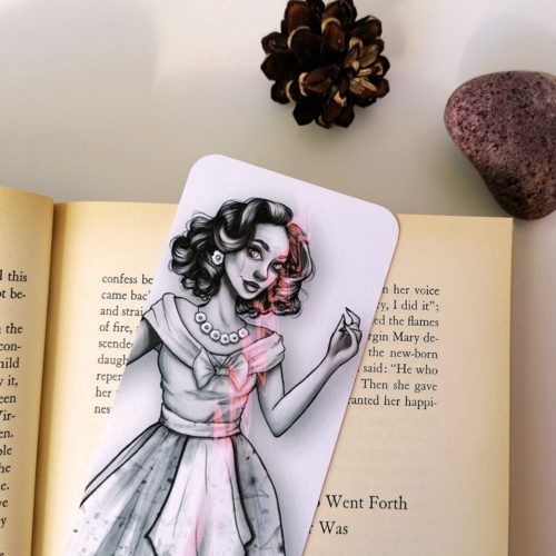 wanda maximoff wandavision 50s bookmark