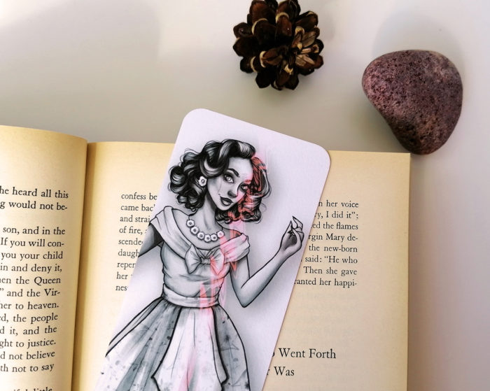 wanda maximoff wandavision 50s bookmark